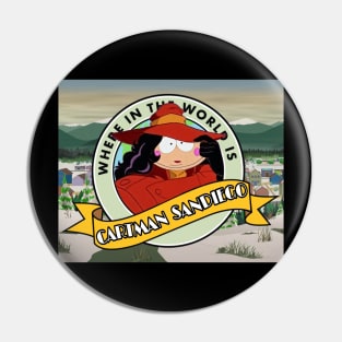 Cartman SanDiego Pin