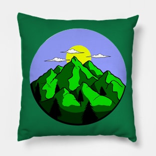 Narural mountains Pillow