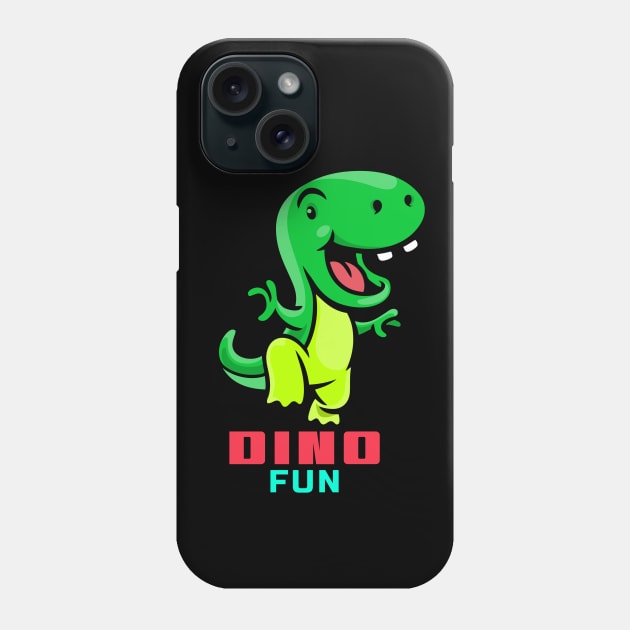 Dino Fun | Cute Baby Phone Case by KidsKingdom