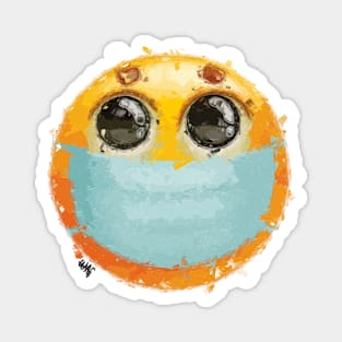 Masked Emoji Magnet