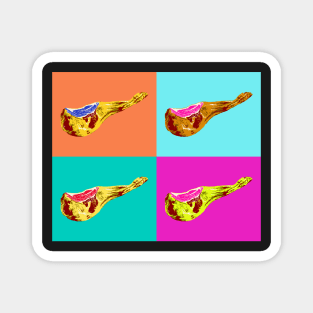 Jamón Serrano Pop Art Magnet