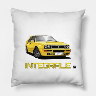 Geo3Doodles Lancia Delta Integrale Doodle Pillow