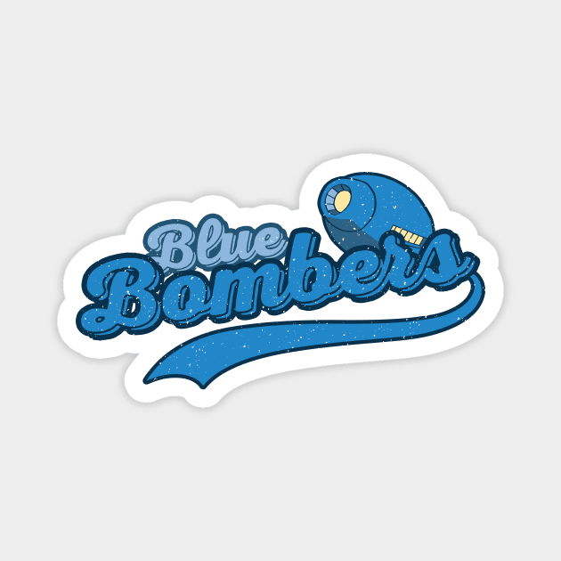 Blue Bomber Magnet by TheHookshot