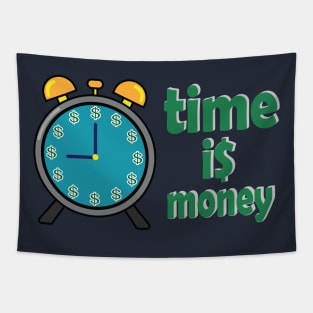 time is money Tapestry