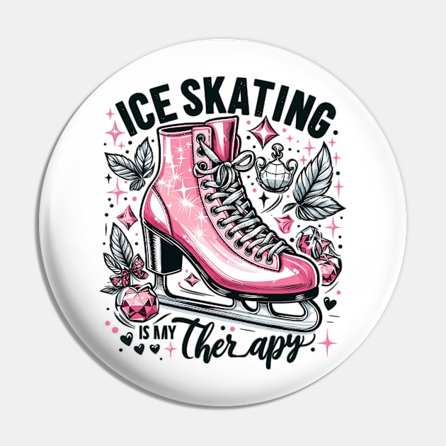 Ice Skating Pin by Vehicles-Art