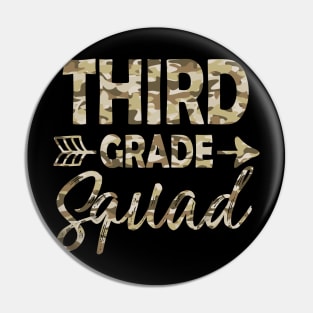 Second Grade Camo Teacher Welcome Back To School Pin