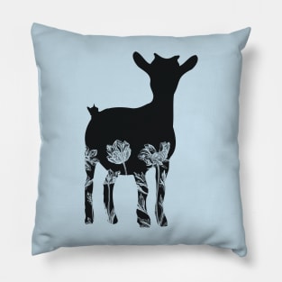 Floral Goat Pillow