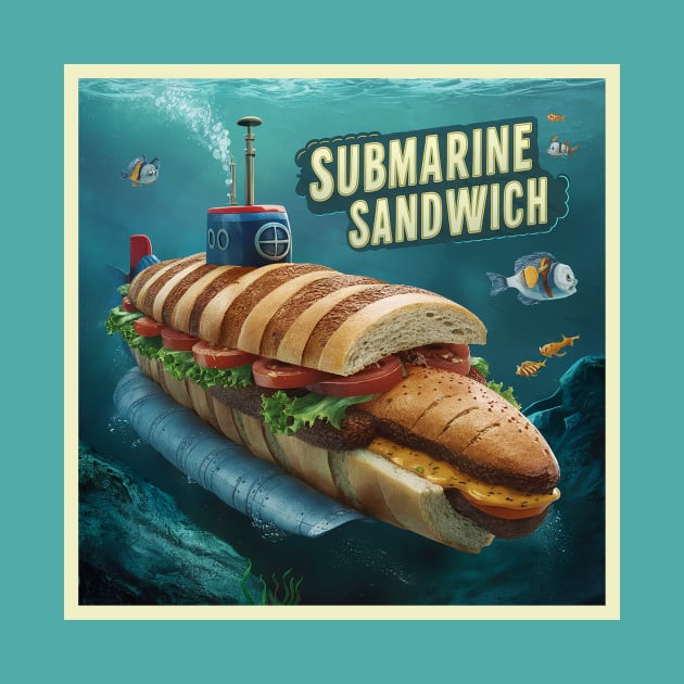 Sub Sandwich by Dizgraceland