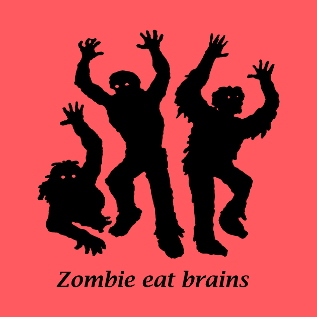 Zombies eat brains by cypryanus