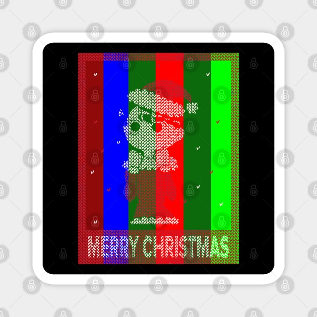 Komi San Merry Christmas Magnet by batinsaja