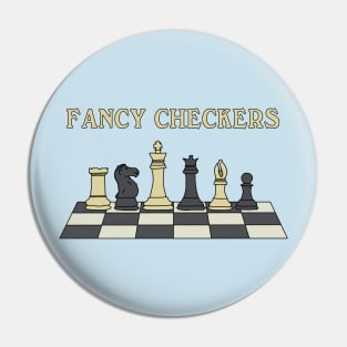 Fancy Checkers Pin