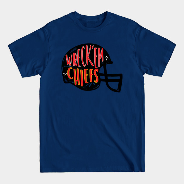 Disover Wreck 'em CHIEFS - Kansas City Chiefs Texas Tech - T-Shirt