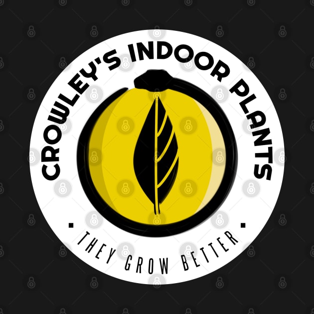 Crowley's Indoor Plants logo - White BG by monoblocpotato