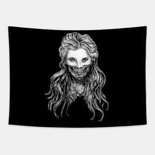 Zombie Girl Tapestry