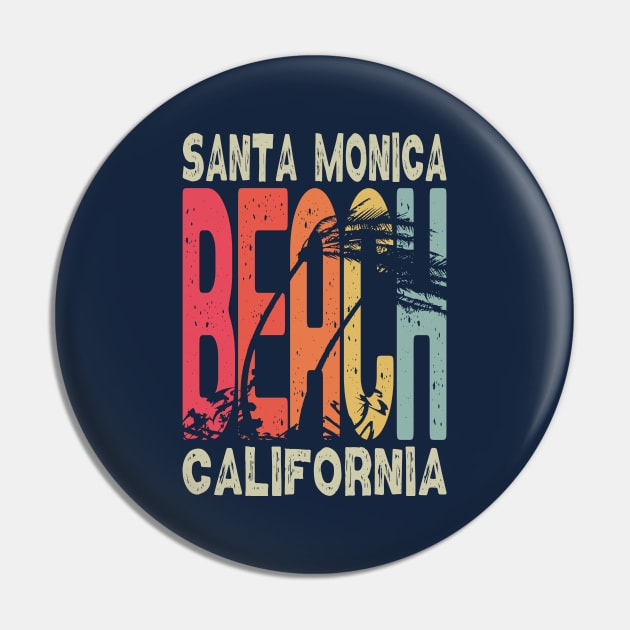 Santa Monica Beach California Pin by Etopix