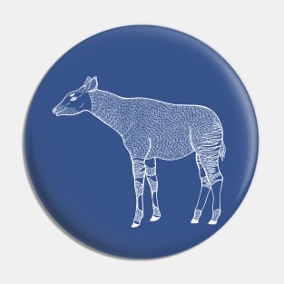 Okapi or Zebra Giraffe - African animal drawing Pin