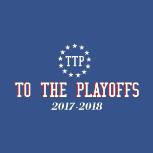 To The Playoffs (Blue) T-Shirt