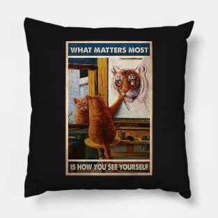 Cat - Is How You See Yourself Pillow