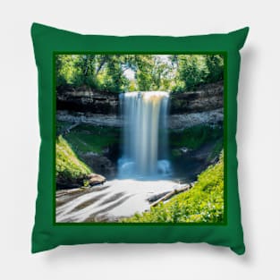Minneapolis Minnehaha Falls Pillow