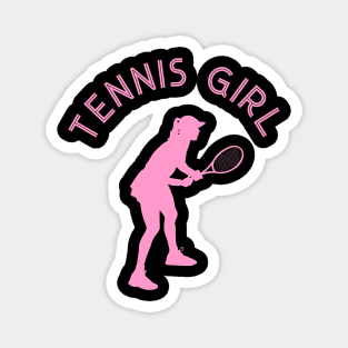 Tennis girl Magnet