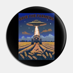 Save The Farmers Pin