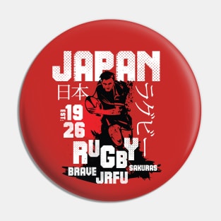 Japan Rugby Brave Sakuras Fan Memorabilia Pin