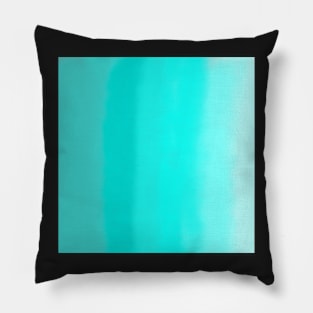 Ocean blue abstract pattern Pillow