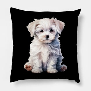 Puppy Maltese Pillow