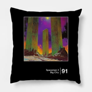 Big City - Minimal Style Graphic Design Artwork Pillow