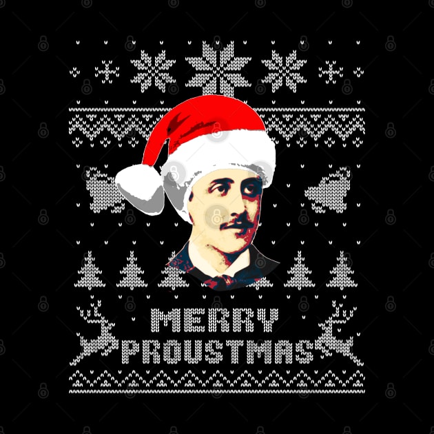 Marcel Proust Funny Christmas by Nerd_art