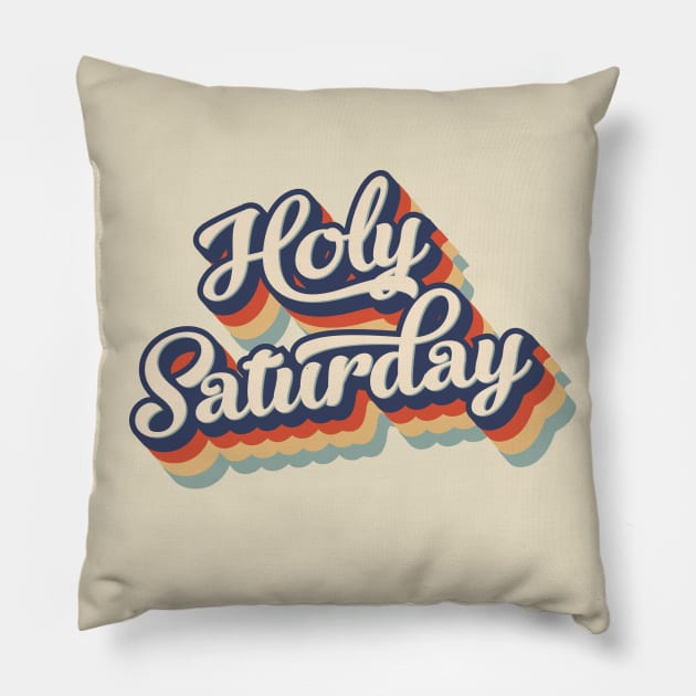 The Saturday T-Shirt Pillow by magdynstein