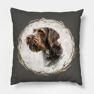 German Wirehaired Pointer Pillow