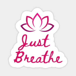 Just Breathe Yoga Magnet