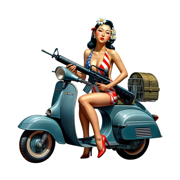 Scooter Girl by Rawlifegraphic