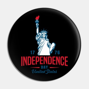 4th of July 1776  American independence day design Pin