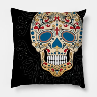 Skull of Earth Fire Pillow