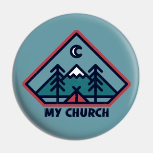 Camping Lover Pin