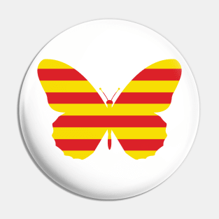 Catalonia Butterfly Pin