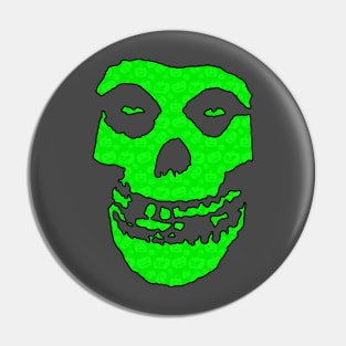 Crimson Ghost - Green Halloween Pumpkins Pin