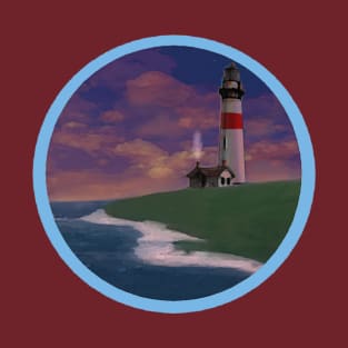 Lighthouse at Twilight T-Shirt