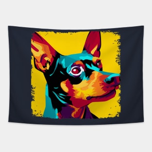 Miniature Pinscher Pop Art - Dog Lover Gifts Tapestry