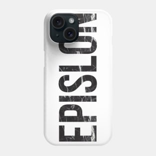 Marble Epsilon Phone Case