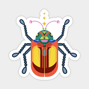 Insect Geometric Design Magnet