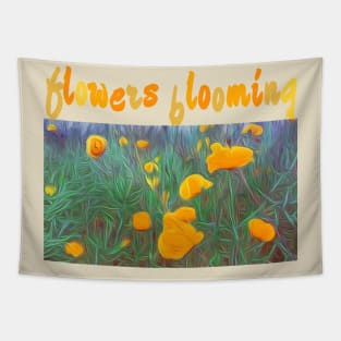 Blooming flowers Tapestry