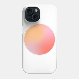 Desert Peach Abstract Gradient Design Phone Case