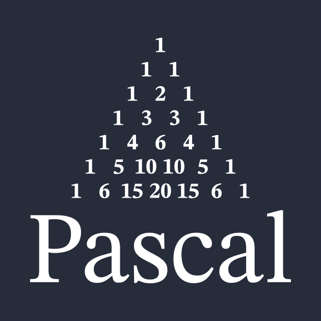 Pascal's Triangle Math by Rewstudio