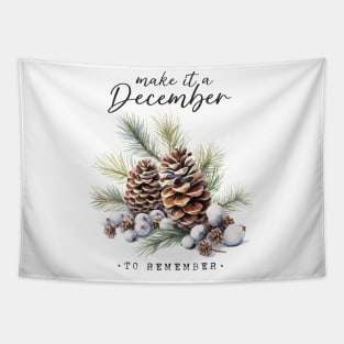 Winter Woodland Quote Tapestry