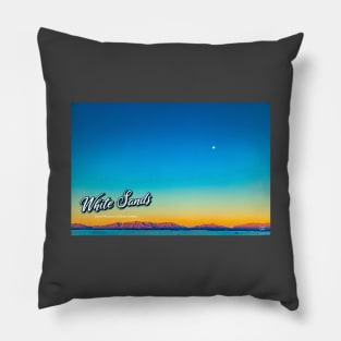 White Sands sunrise Pillow