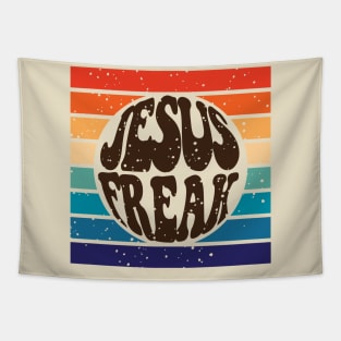 Jesus Freak - retro 70s hippie revolution Tapestry