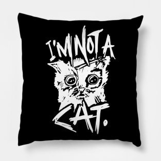 I'm Not a Cat Meme Pillow